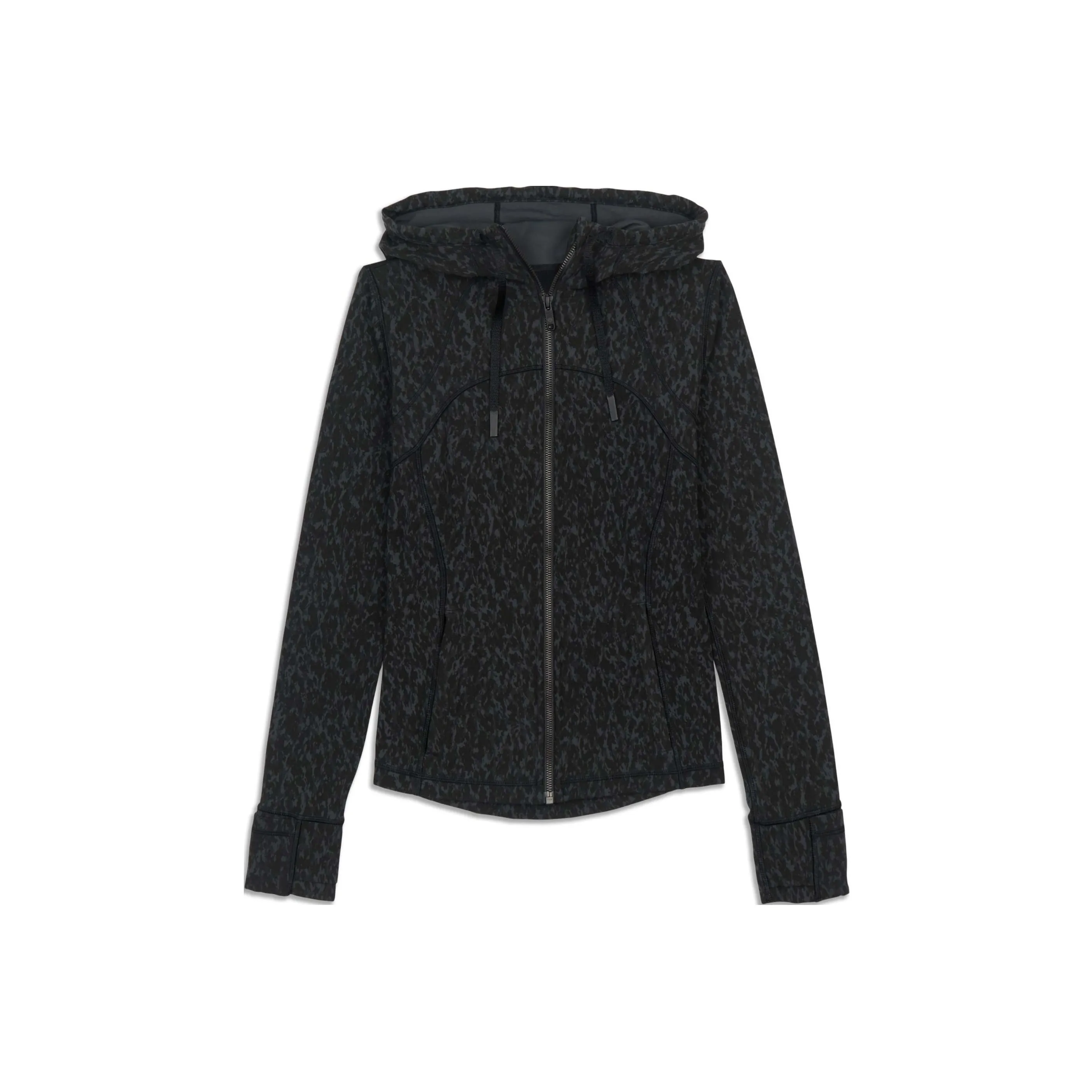 Lululemon Define Jackets & Coats Women's Black Gray Leopard Print