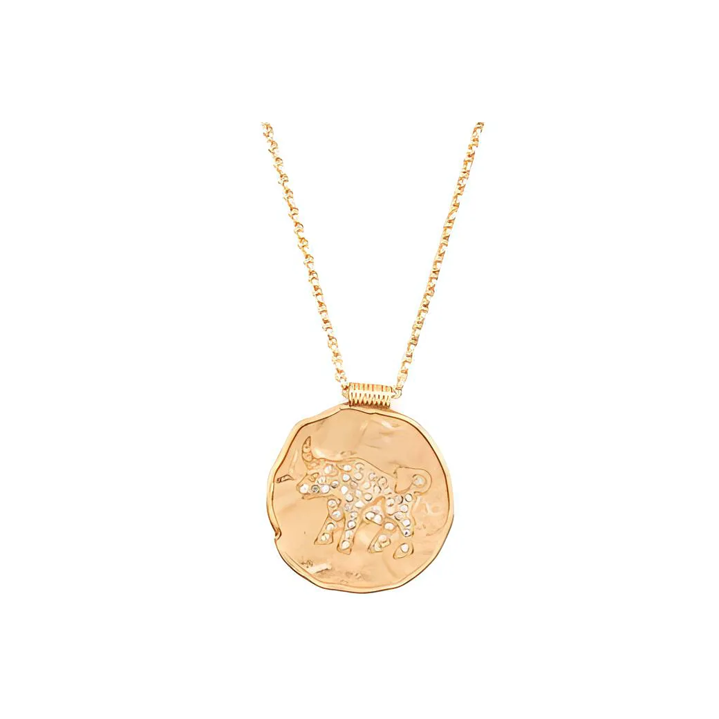 Maje Латунь Стекло Ожерелья Женские Золото