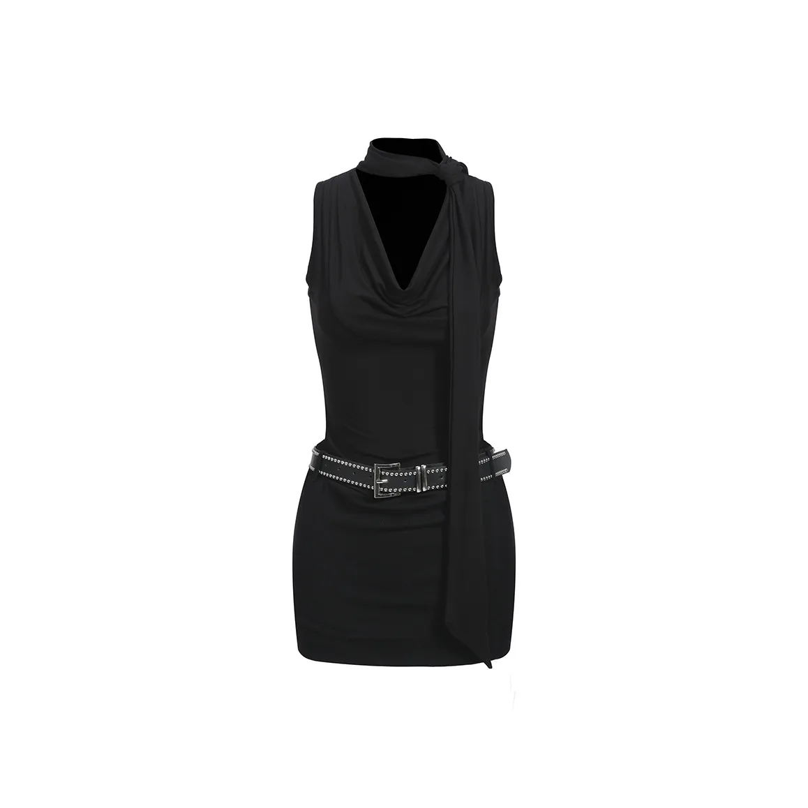 SNZX Элегантность Little Black Dress Женские Платья без рукавов