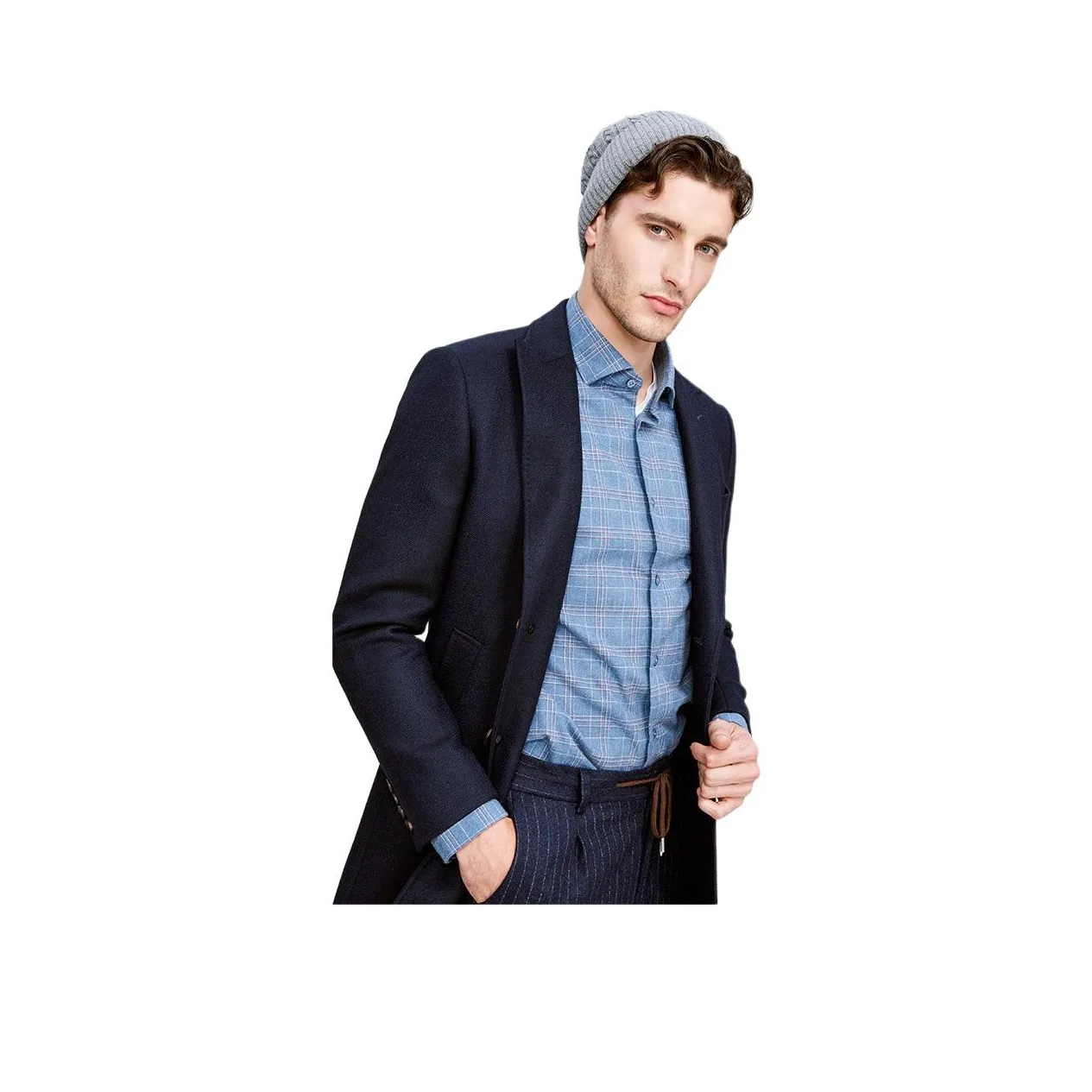 JODOLL Темно-синий Мужской Пальто