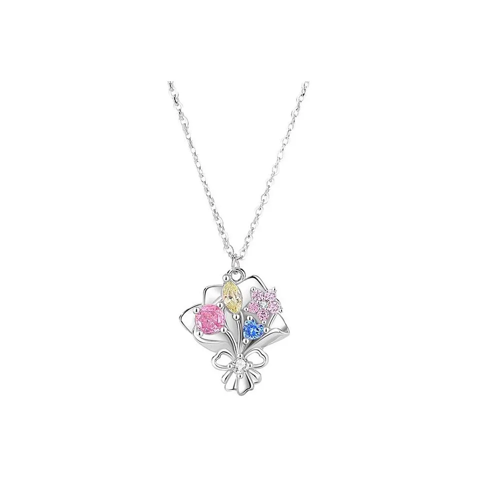 LAA 925 Sterling Silver Necklaces Women's