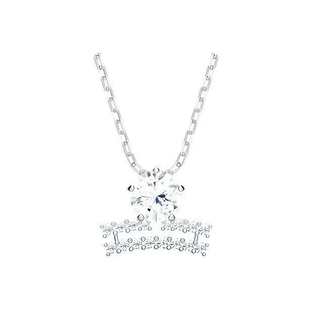 Swarovski Mixed Metal Necklaces Women's Silver