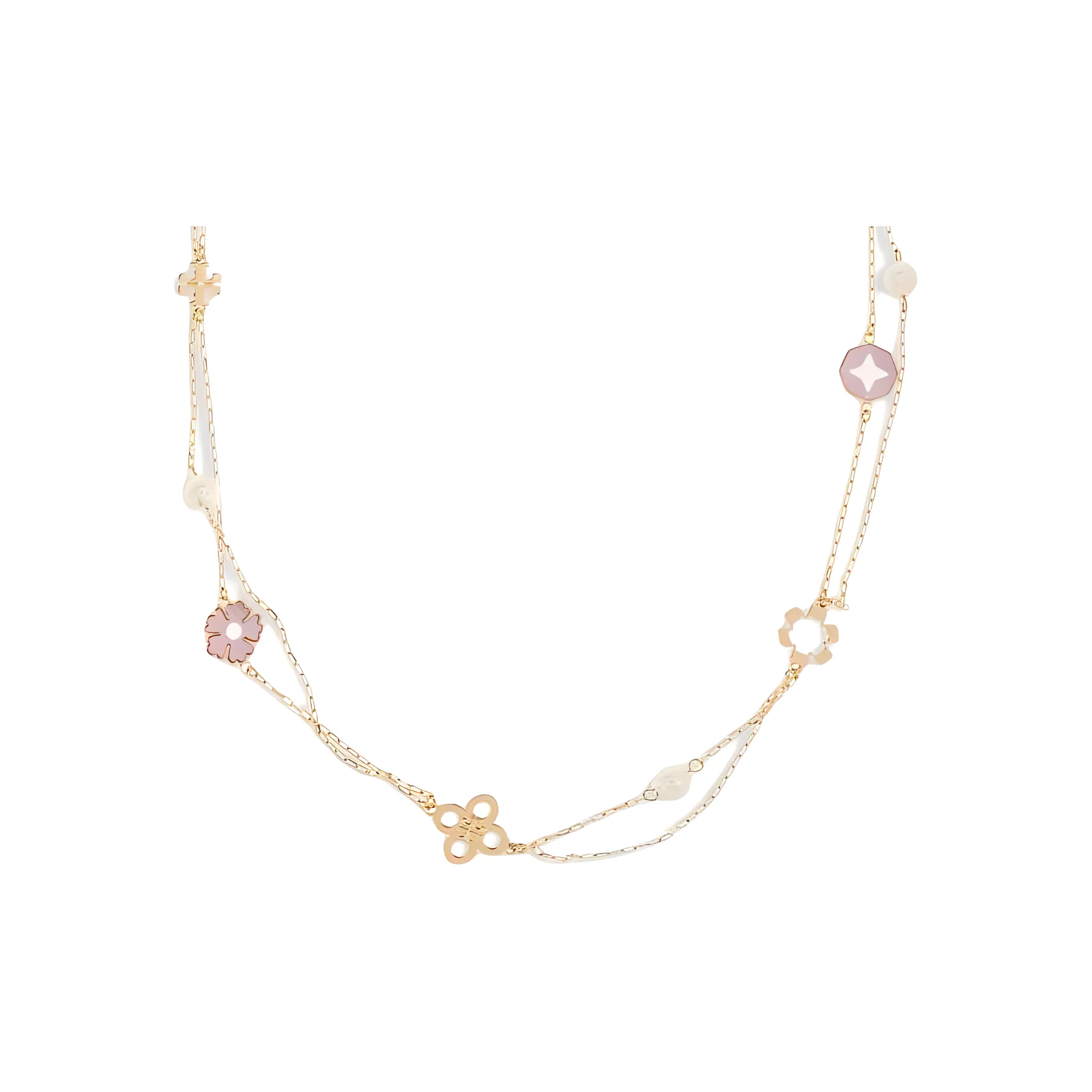 TORY BURCH Double chain Necklace
