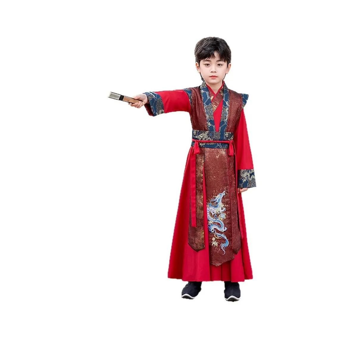 Jiao Ni Ханьфу Красный для детей в возрасте 3-7 лет