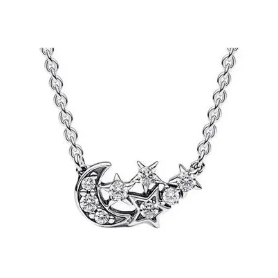 Pandora Серебряные Ожерелья Унисекс Серебряные