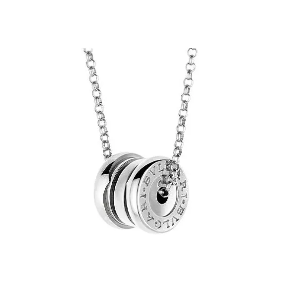 BVLGARI B.Zero1 Series 18K White Gold Necklaces Unisex