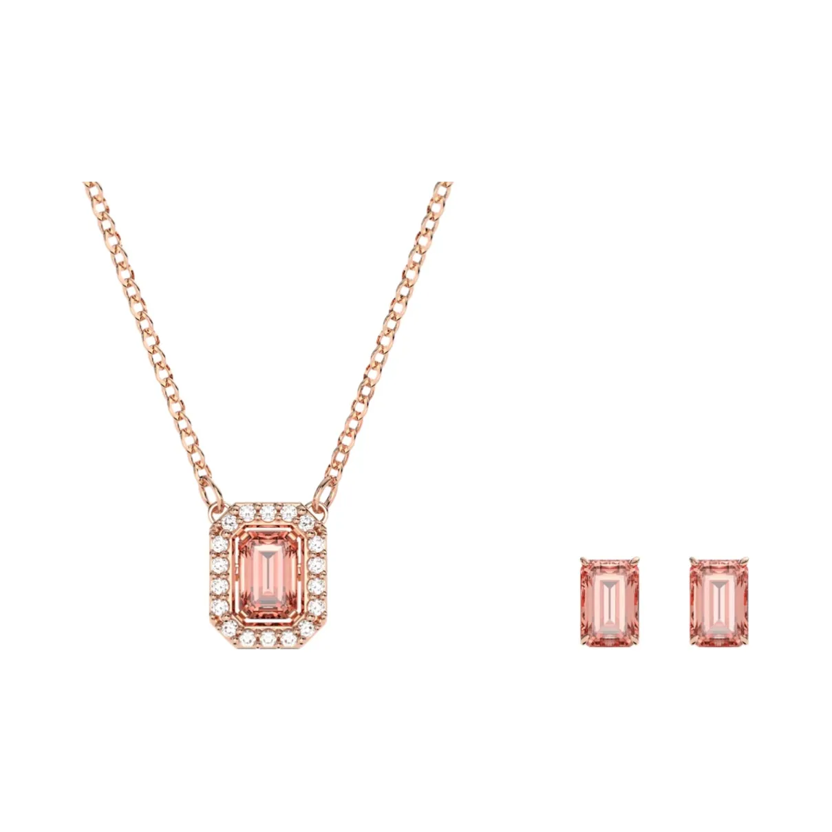Swarovski Una Necklace And Earrings Set