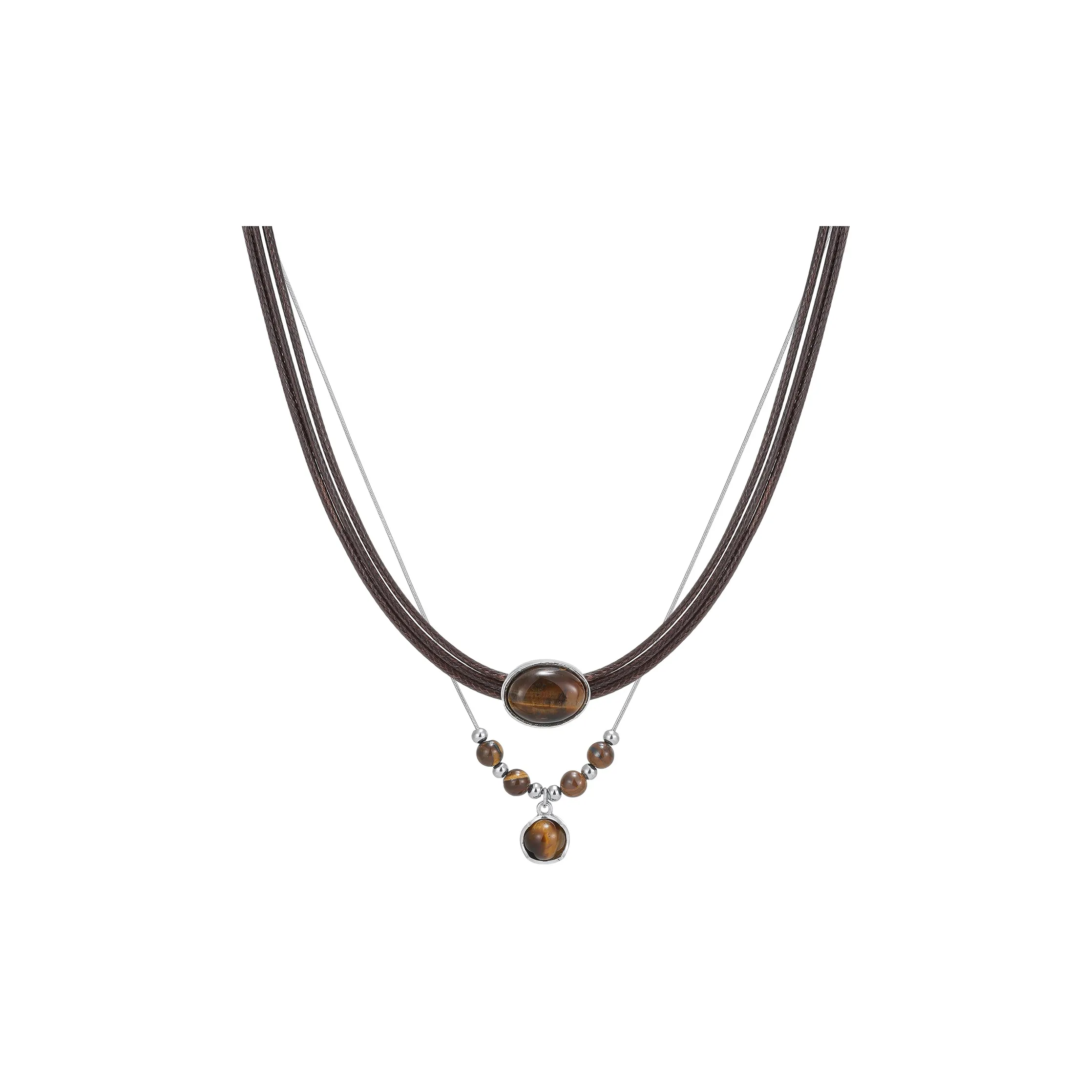 MISS XIA JWY Титановые стальные ожерелья женские