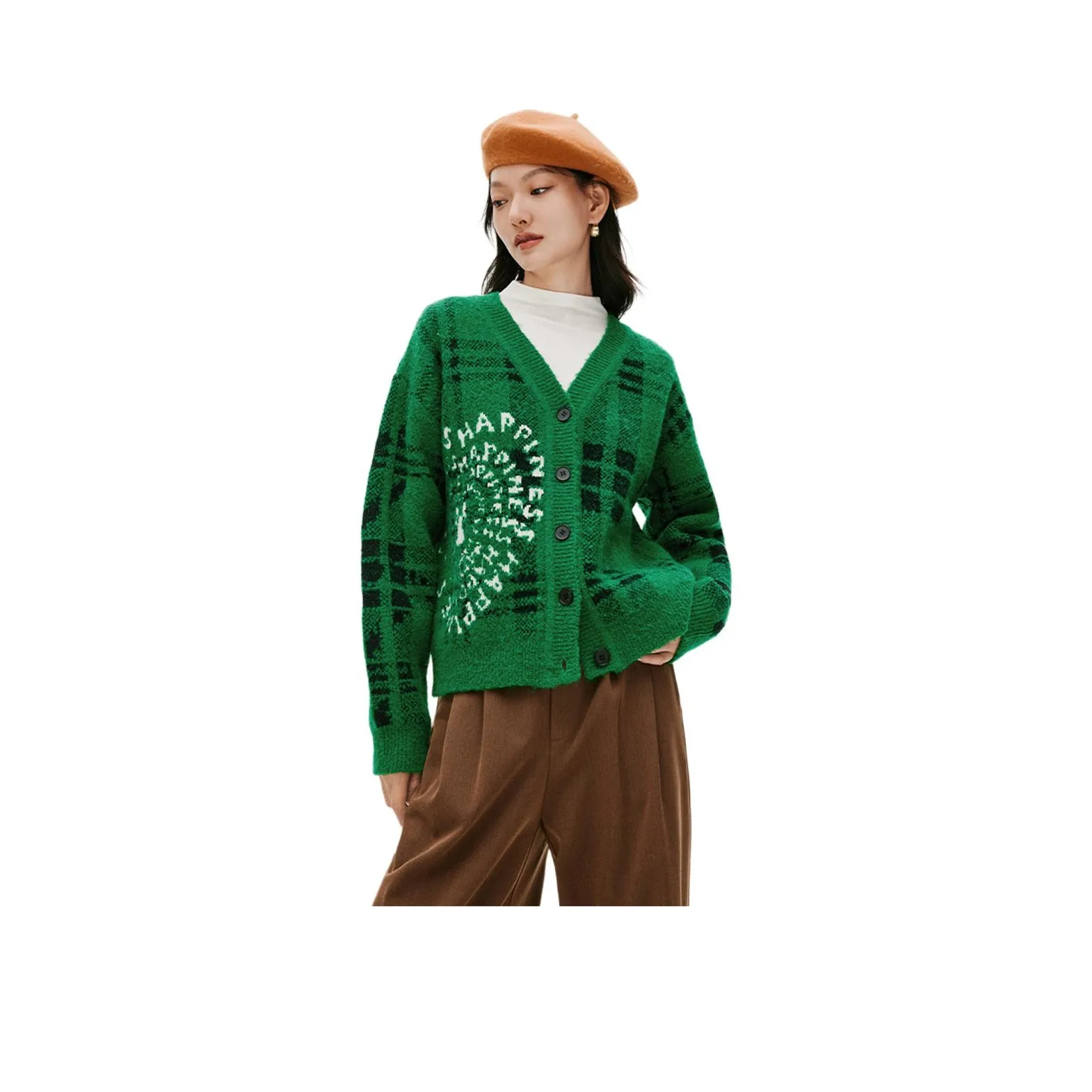 Hopeshow Knitwear Women's Christmas Green