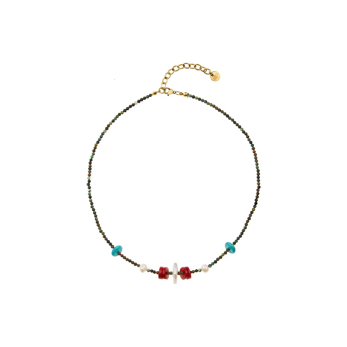 IRANLON African Turquoise Necklaces Unisex