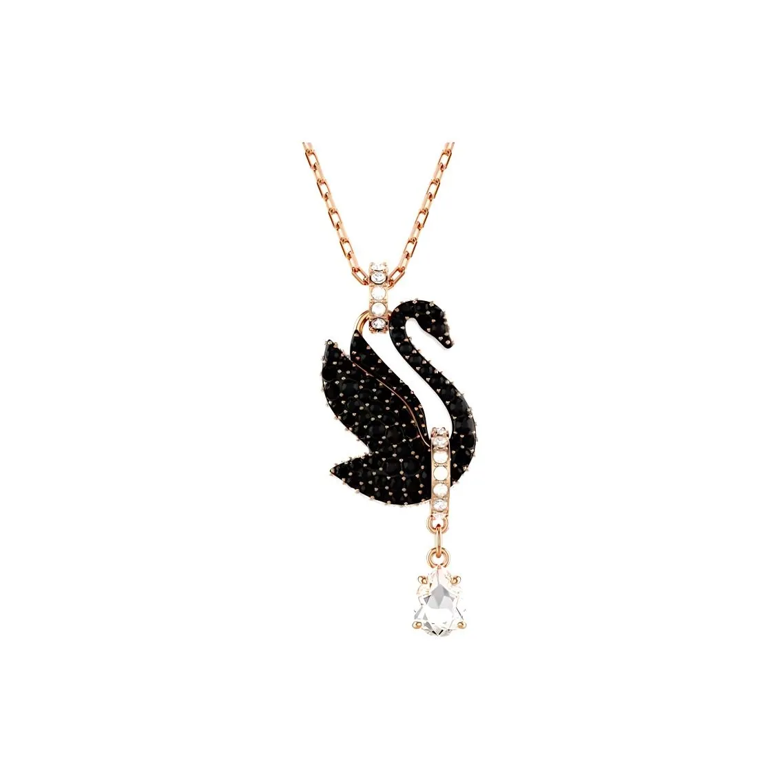 Swarovski Rose Gold Plated Necklaces Women's Gold