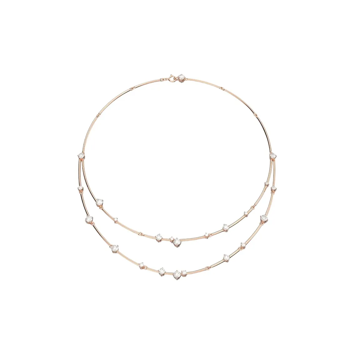 Swarovski Constella Ожерелье Розово-золотое Женское