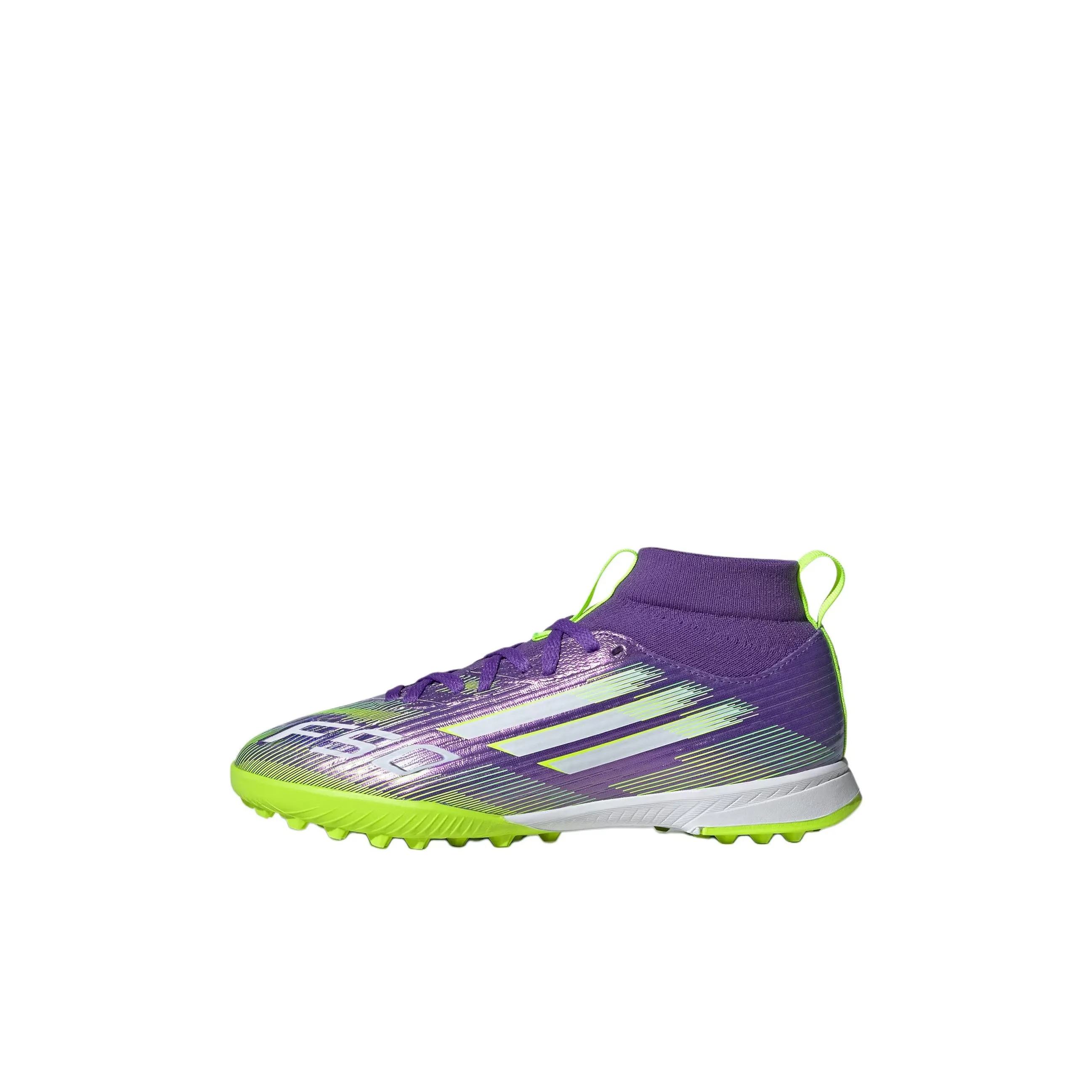 Adidas F50 League MID Топ Детская футбольная обувь Фиолетовая Детская