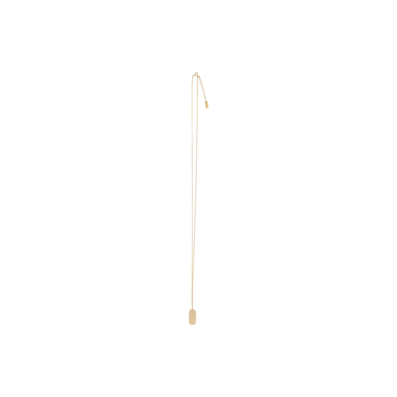 SAINT LAURENT Brass Necklaces Women's Gold