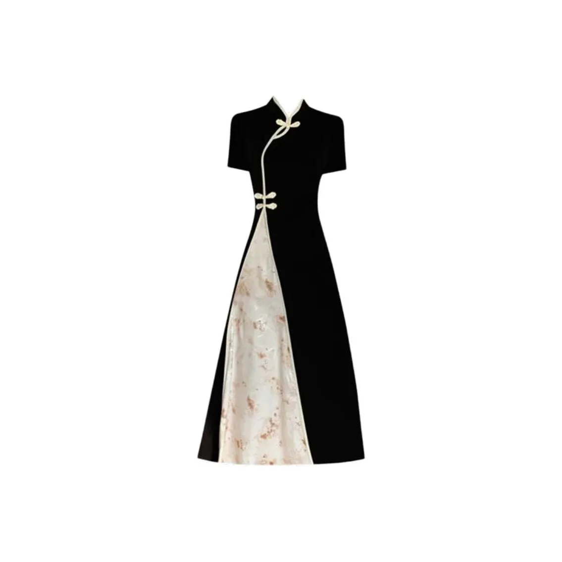 SONDR SS24 Короткое платье с короткими рукавами женское черное