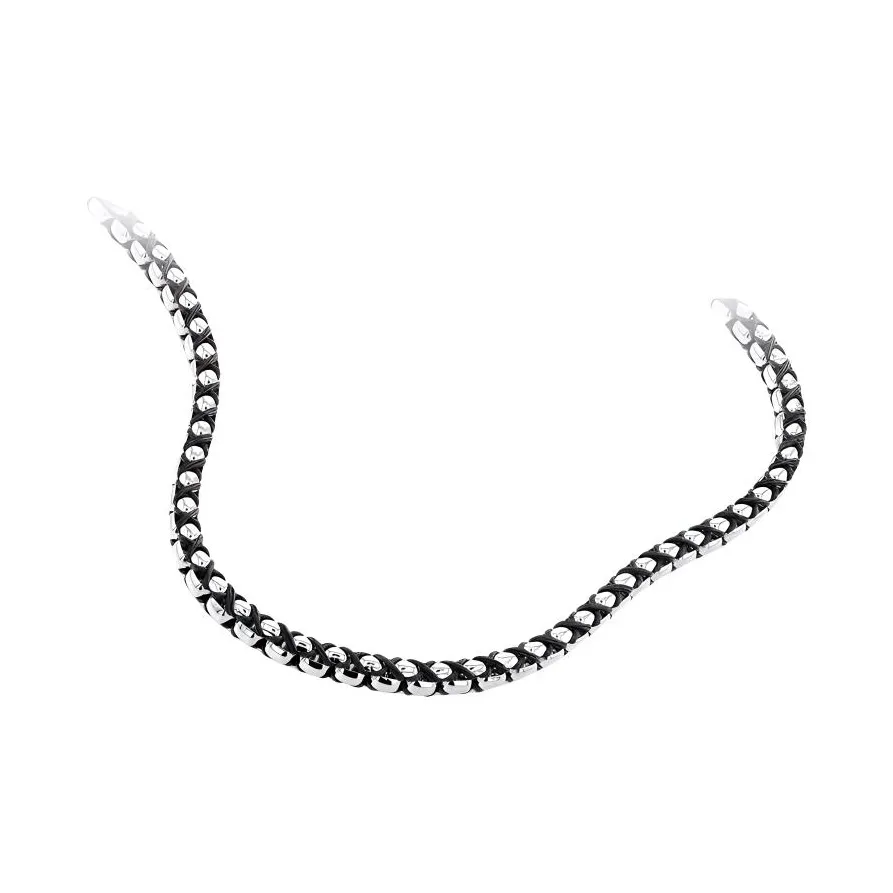 CALVIN KLEIN Rebel Collection Stainless Steel & Nylon Necklaces Men's