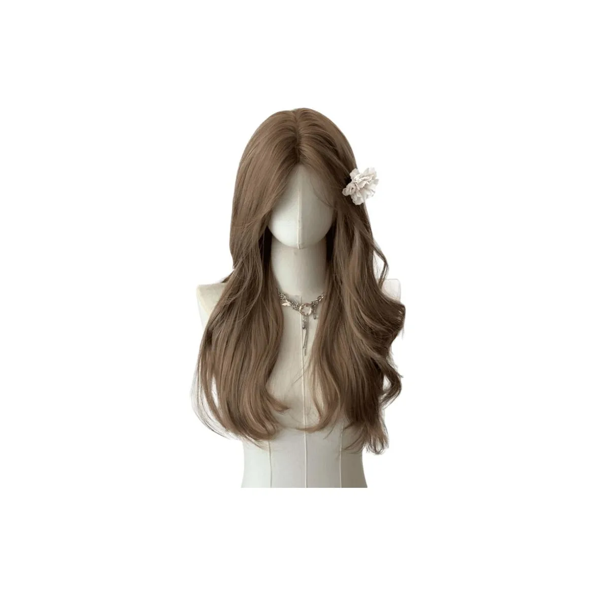 YOSEE Overseas Princess Перука с боковой частью льняная ткань длинная с завитками повседневная атмосферная