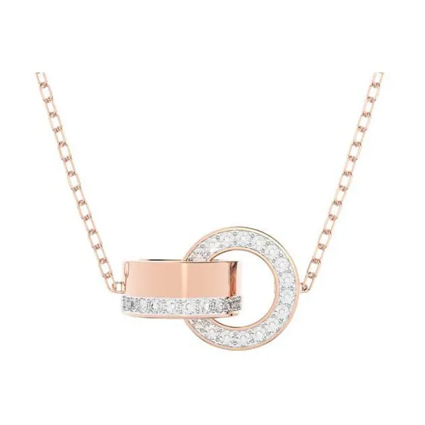 Swarovski Dextera Элемент Swarovski Ожерелья Унисекс Розовое Золото