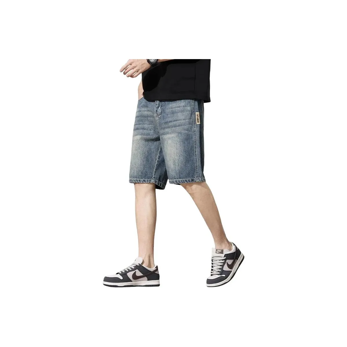 YUQIAN Мужские джинсовые шорты