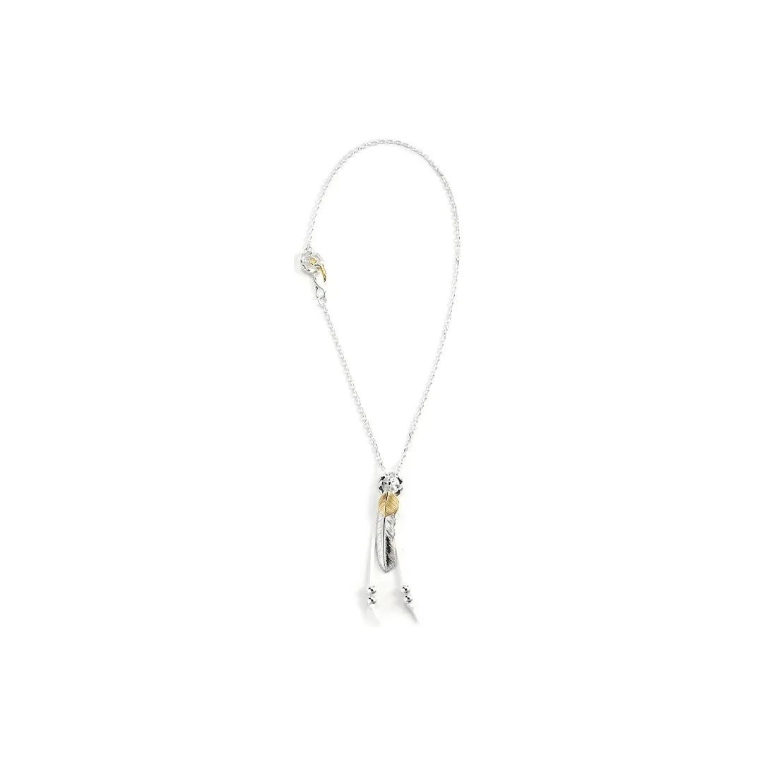 GOD SUNS SV950 Silver, 18K Gold Necklaces Men's