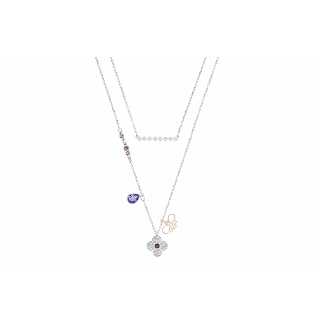 Swarovski Metal Necklaces Women's Silver