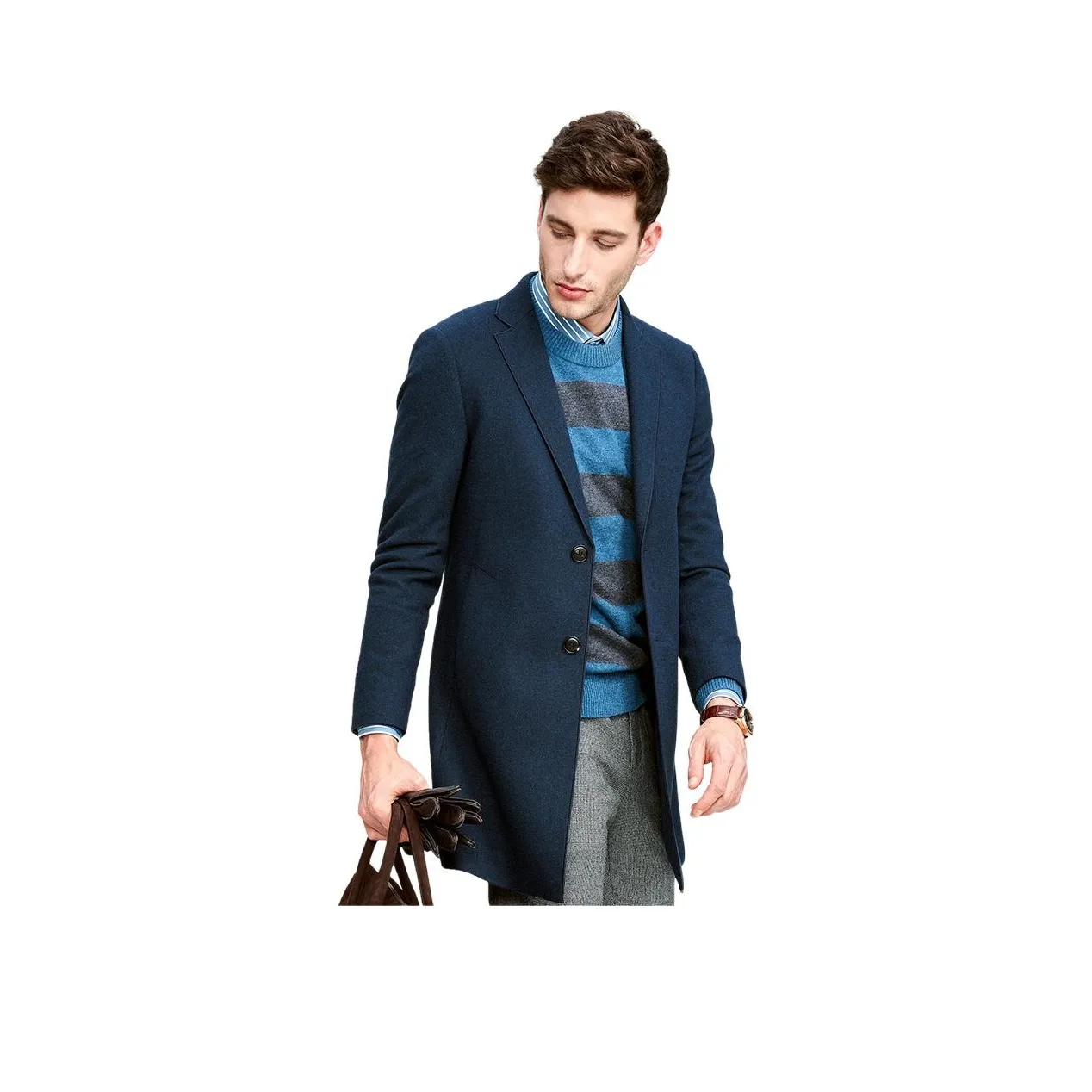 JODOLL Темно-синий Мужской Пальто