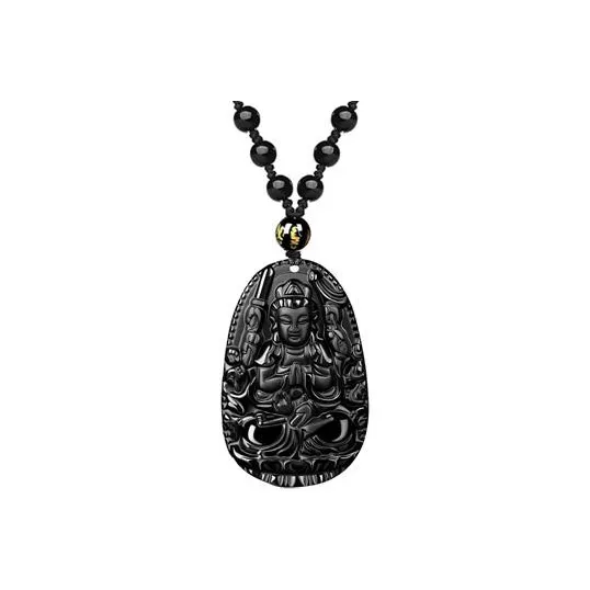 TRUE ME Obsidian Necklaces Unisex