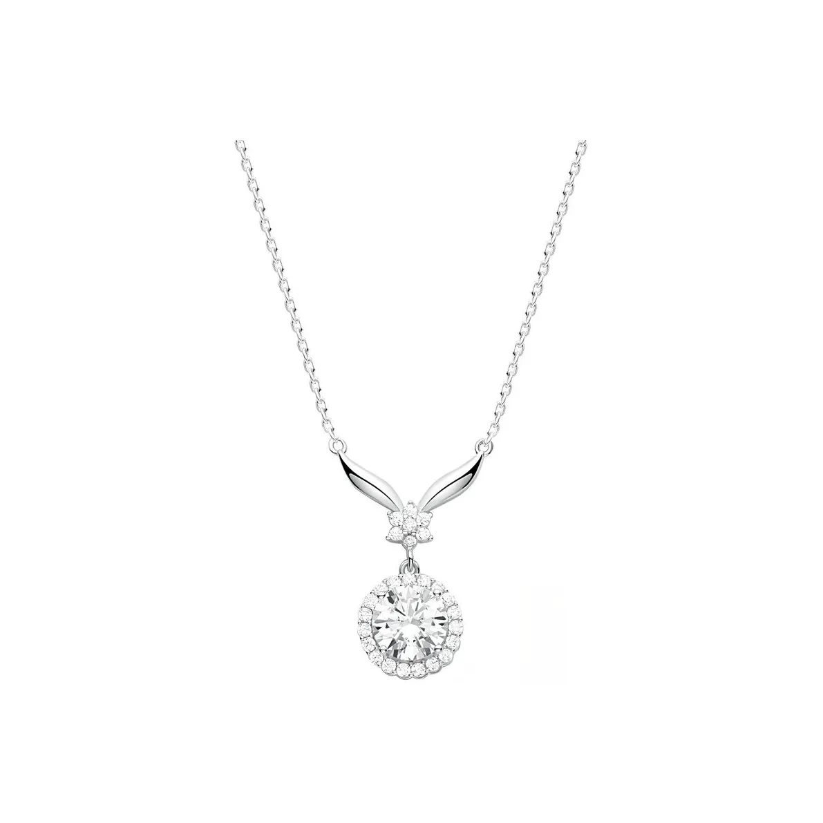VXSAX S925 Silver Necklaces Women's