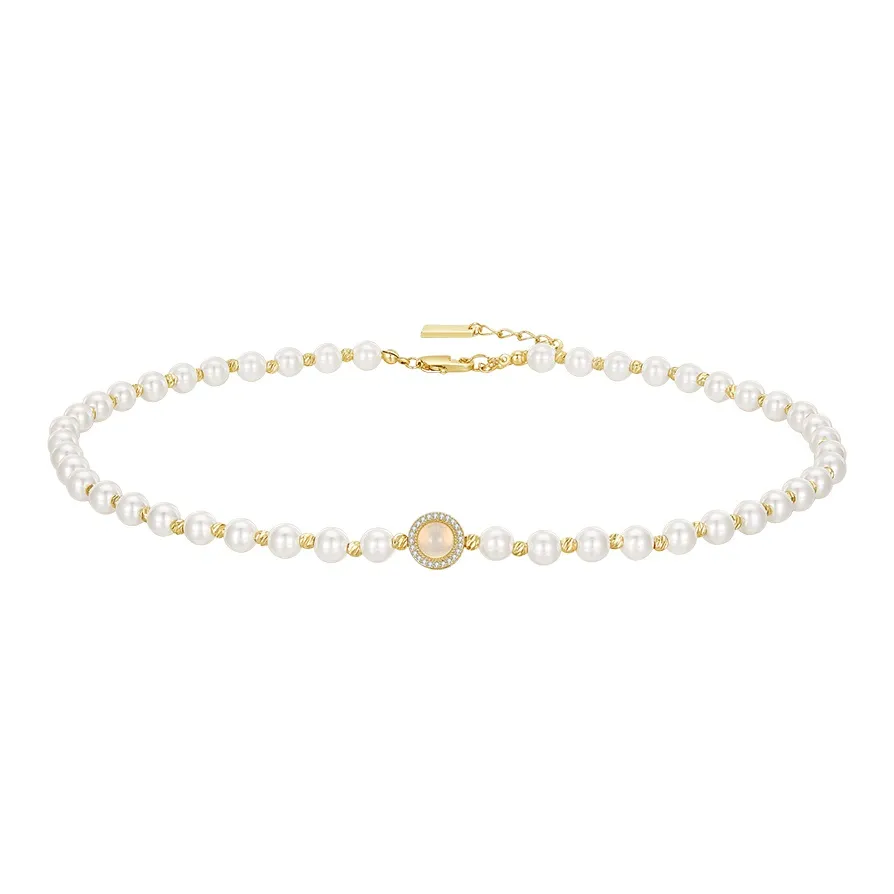 HMZ Искусственная жемчужина Ожерелья Женские