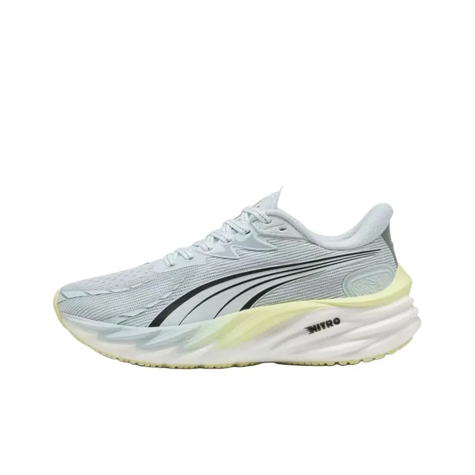 PUMA Velocity NITRO 4 Устойчивые к истиранию низкие беговые кроссовки для женщин серые