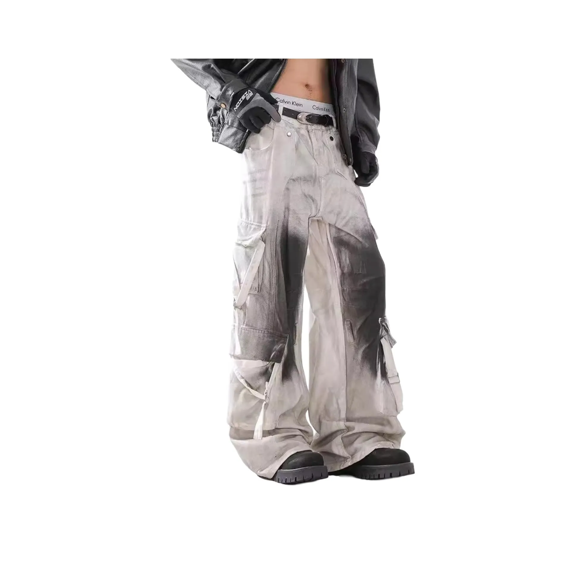 MORii Белые Унисекс Джинсы