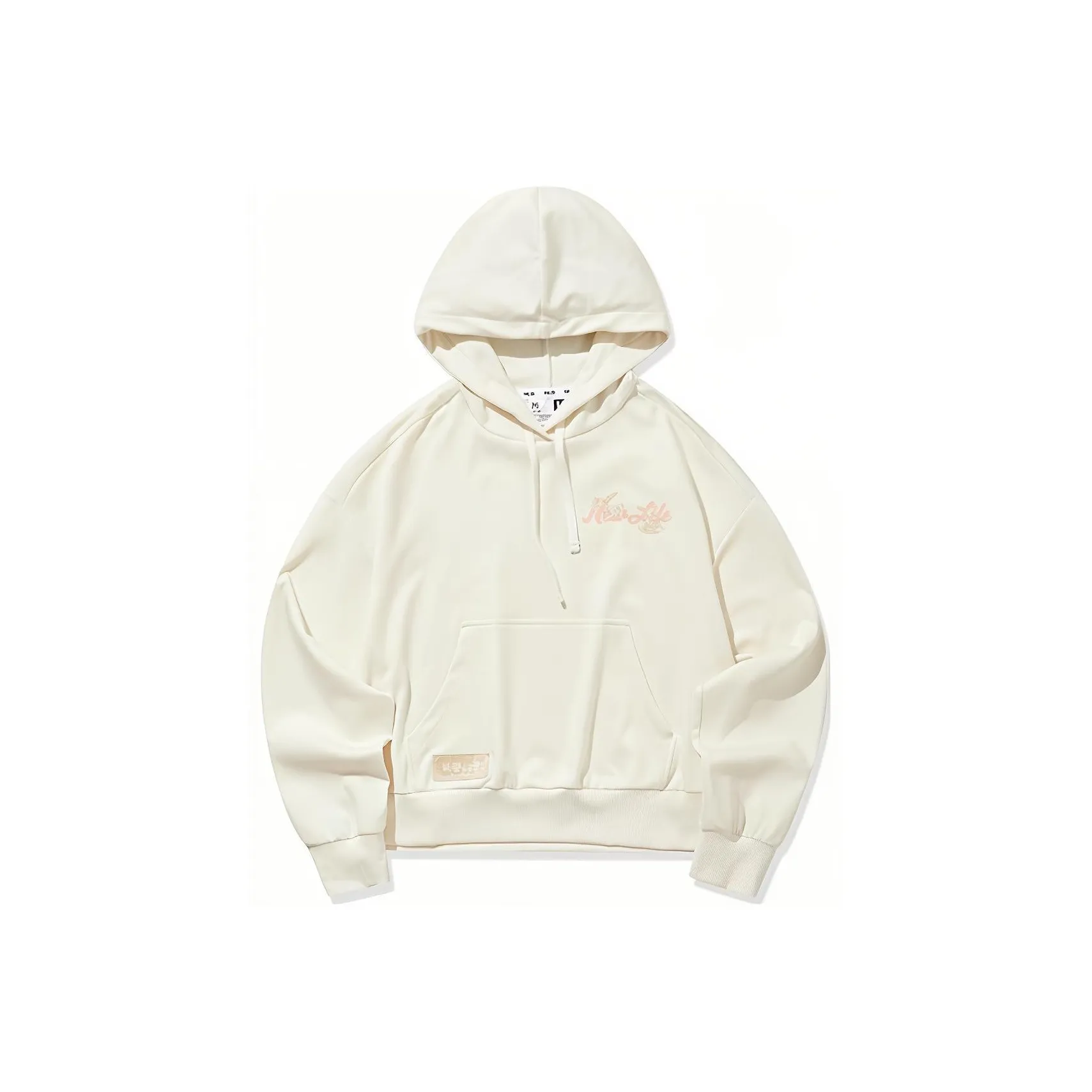 QIAODAN Толстовка Женская Кремово-Белая