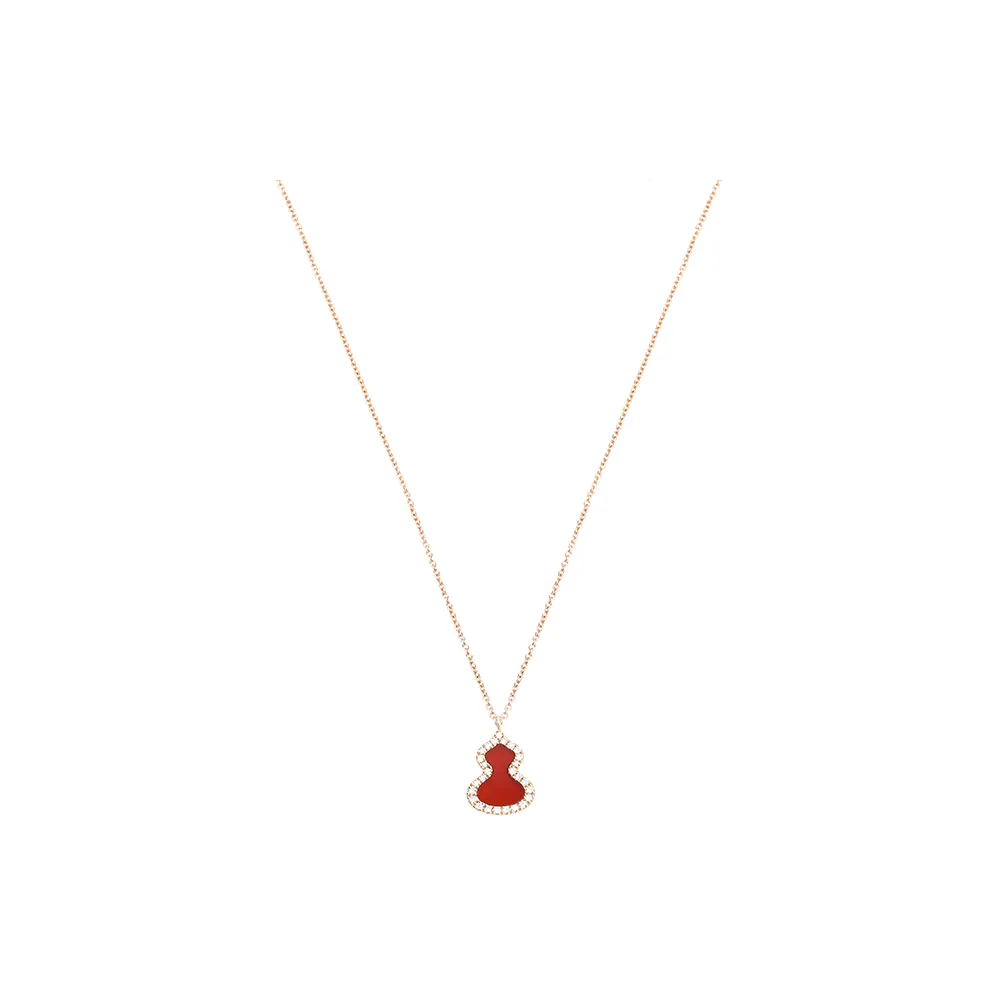 Qeelin 18K Gold Necklaces Women's Red