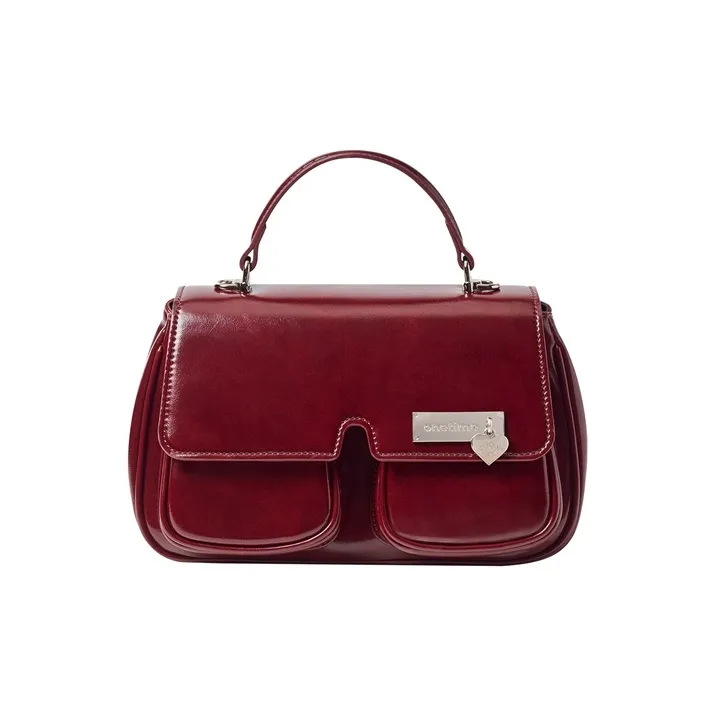 ONE TIME Синтетическая кожа нежный персиково-розовый рюкзак женский винтажный красный бургунди коричневый