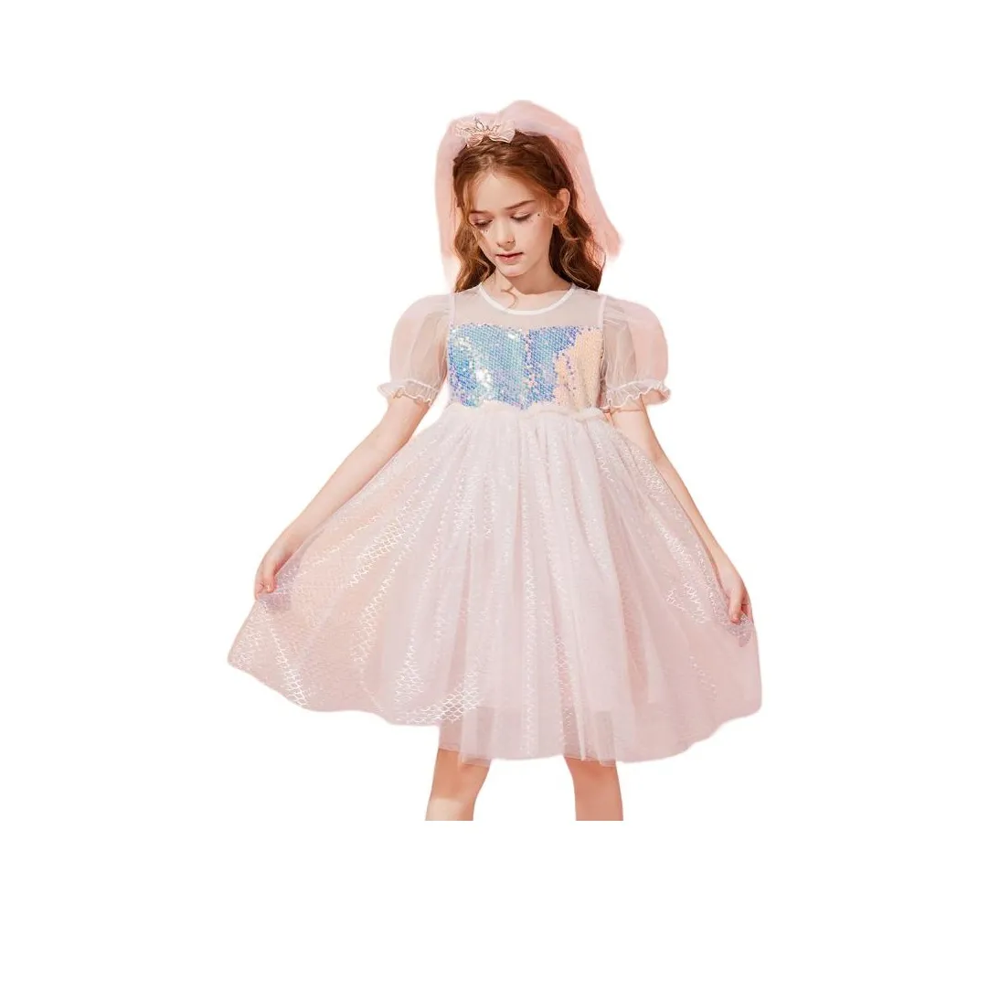 Детское платье ASK розовое для подростков