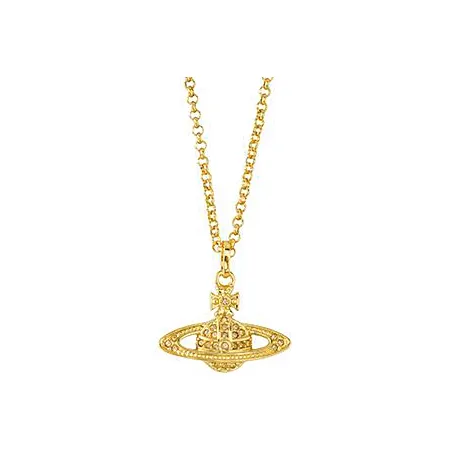Vivienne Westwood Logo Plaque Necklace