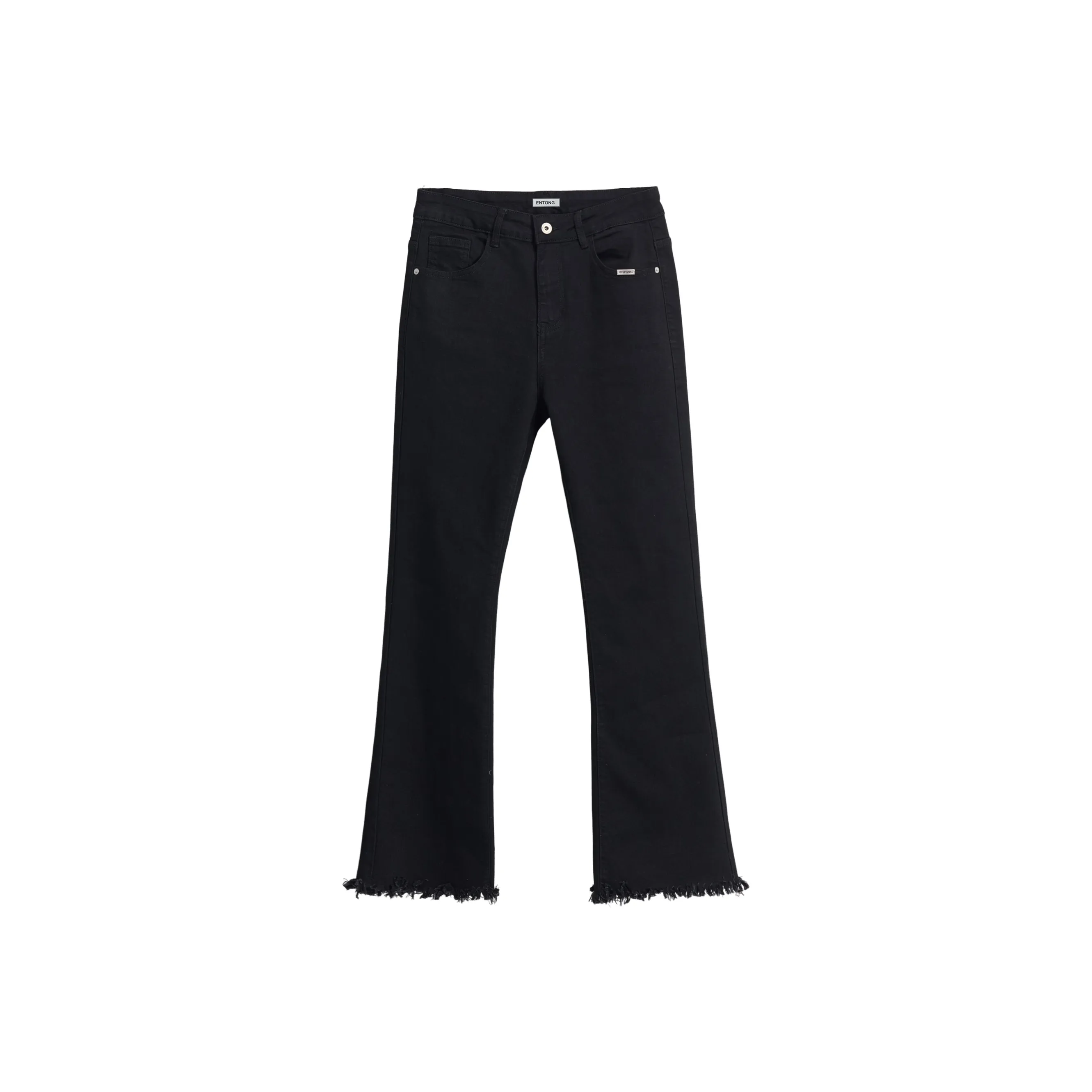 ENTONG Черный Унисекс Джинсы