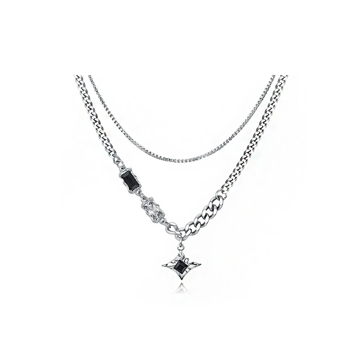 TRIDENT Титановые стальные ожерелья унисекс