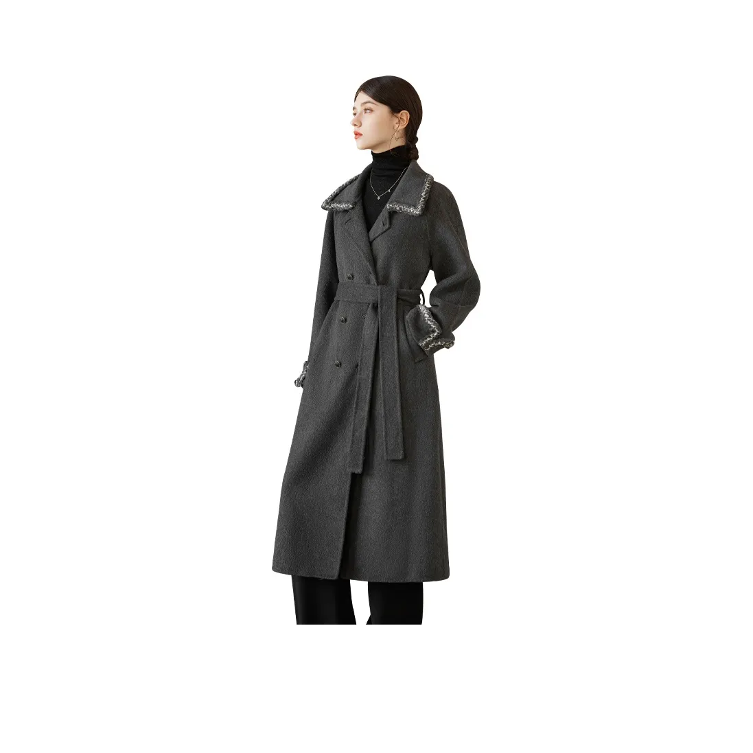 TOUCH Темно-серый Женский Пальто
