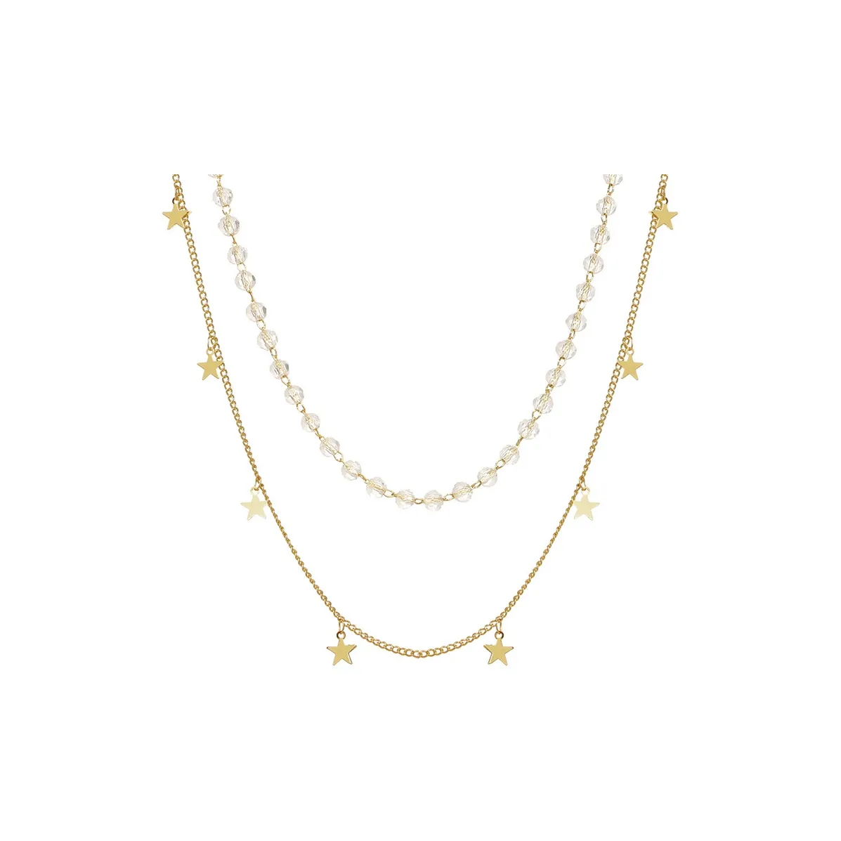 NATURALLYJOJO Акриловые ожерелья женские золотые