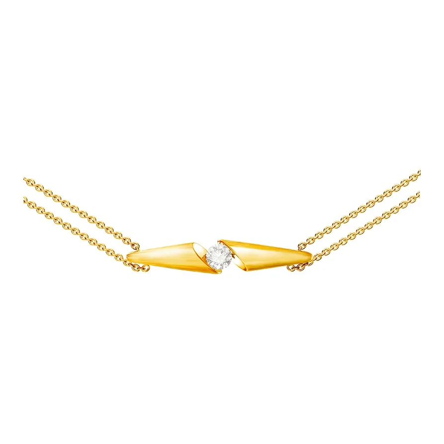 ICE ROCK Titanium Steel Necklaces Women's