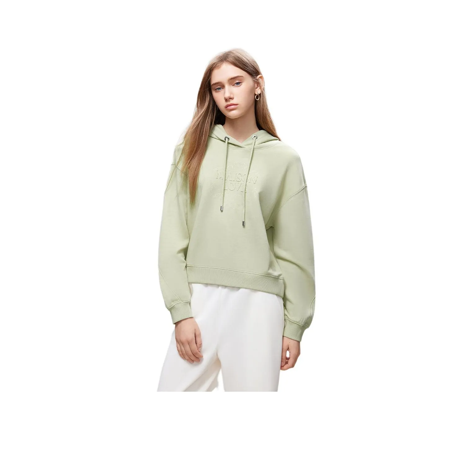 Only A06 Алоэ вера Зеленый Женские Свитшоты