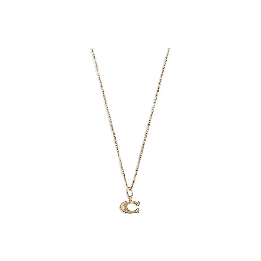 COACH Brass Necklaces Women's Gold