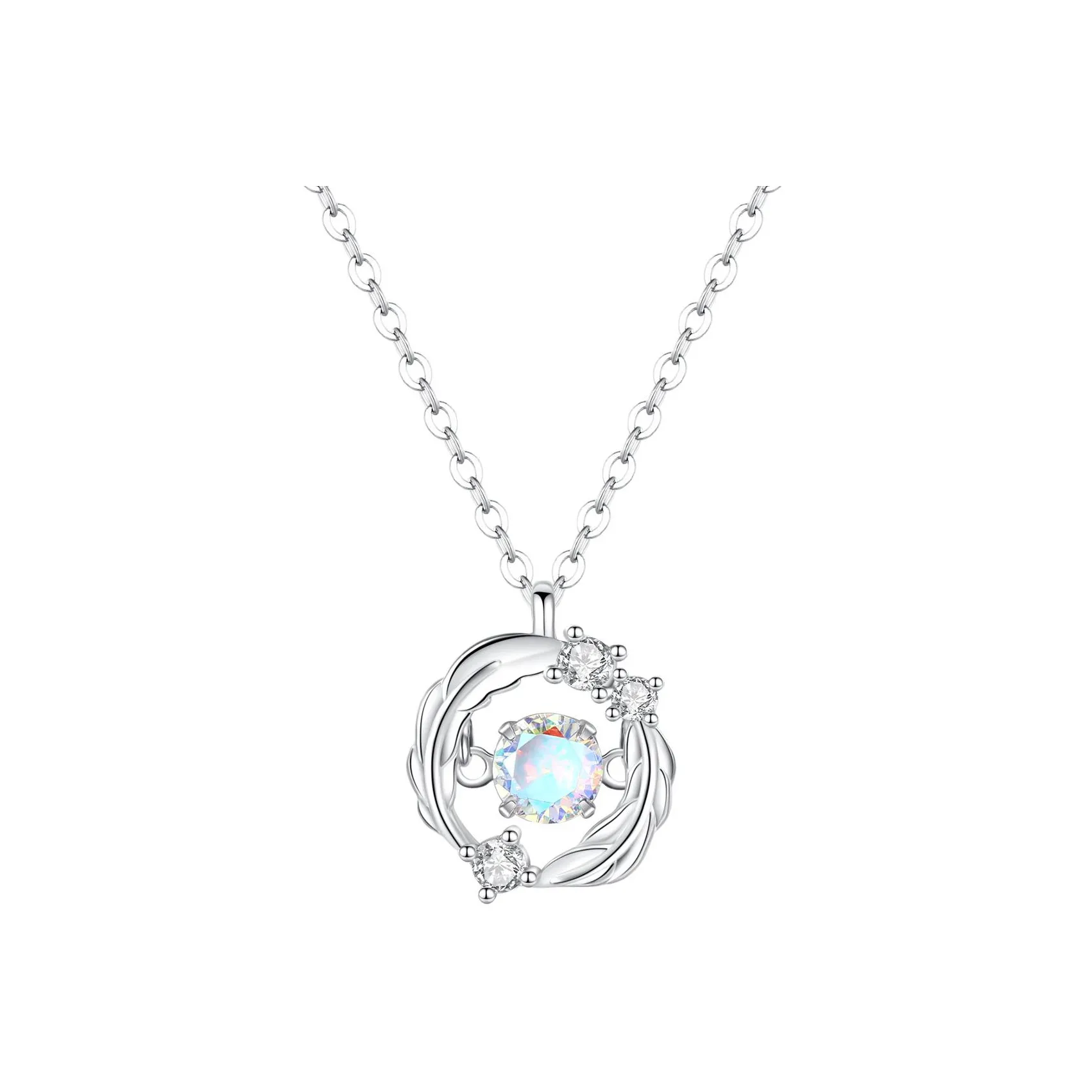 QIANFANGDAHUANGYE Серебро S925 с Цирконом Ожерелье Женское