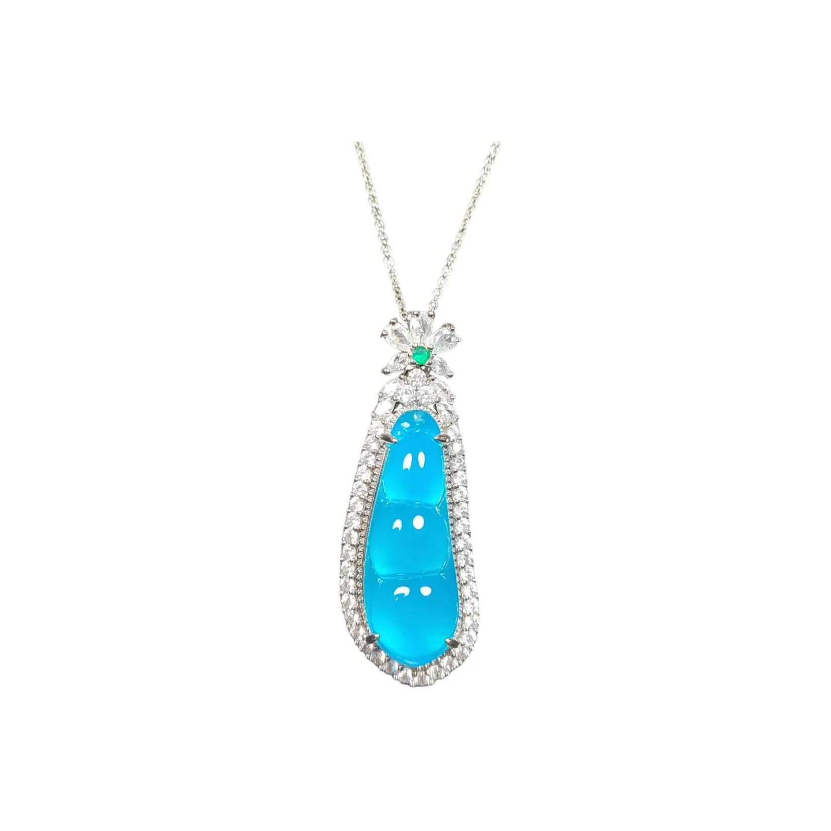 Gifts Chalcedony Necklaces Unisex