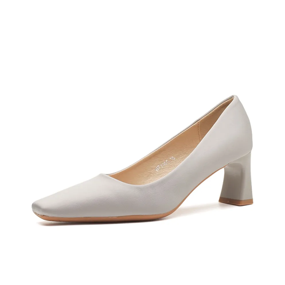 GOSO Грубый каблук Высокие каблуки Женские Серый