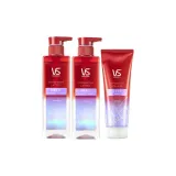 3종 세트: 실리콘-무료 볼륨 샴푸 500ml*2 + 가벼운 헤어 컨디셔너 210ml