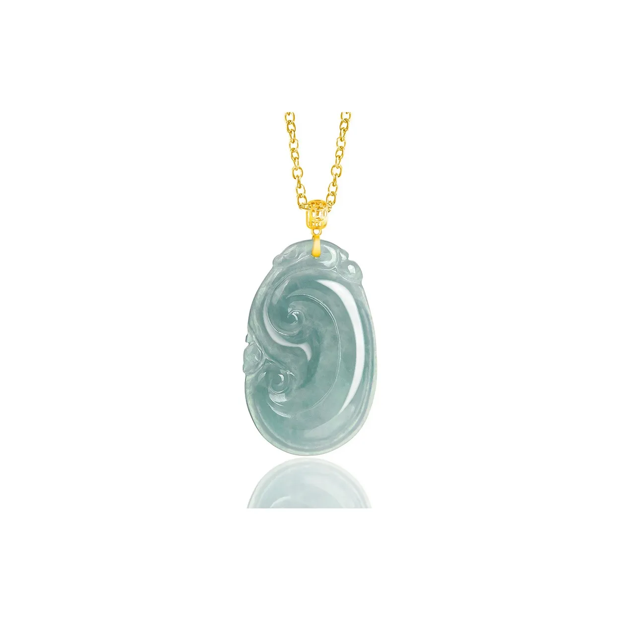 Long Fu Glutinous Jade Jadeite Necklaces Women's