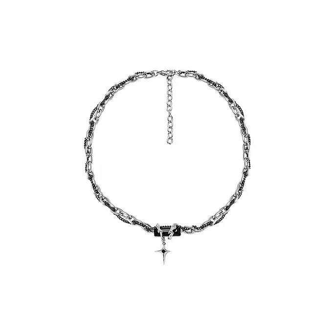 TRUE ME Titanium Steel Collarbone Chain Men's