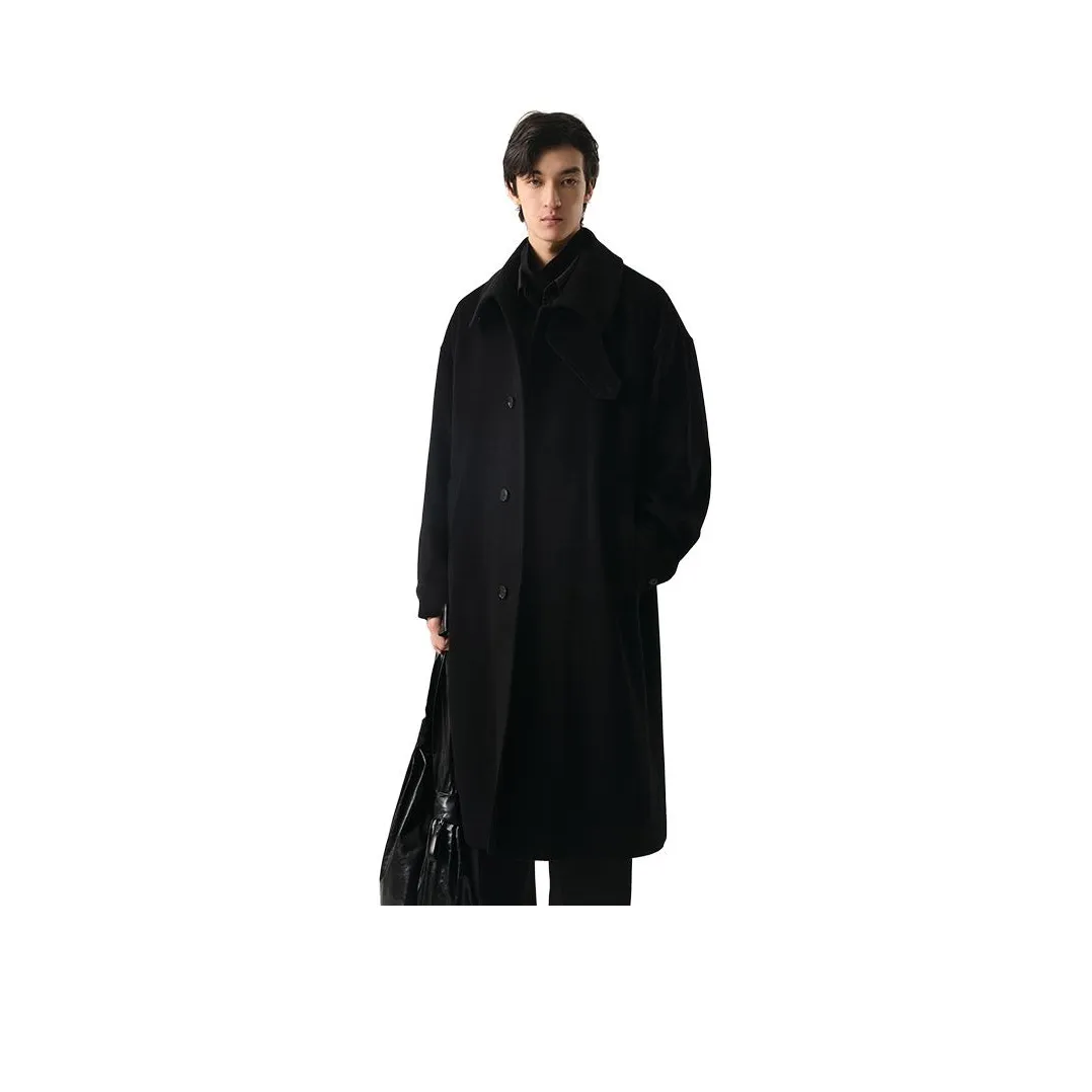 WHITT EPURE Черное Мужское Пальто